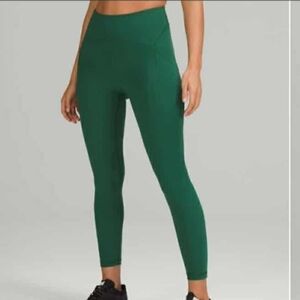 Lululemon Power Thru High-Rise Tight 25" Everglade Green - Sz 2
